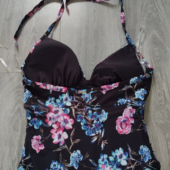 NWOT DKNY Halter Top One Piece Swimsuit - Picture 10 of 14
